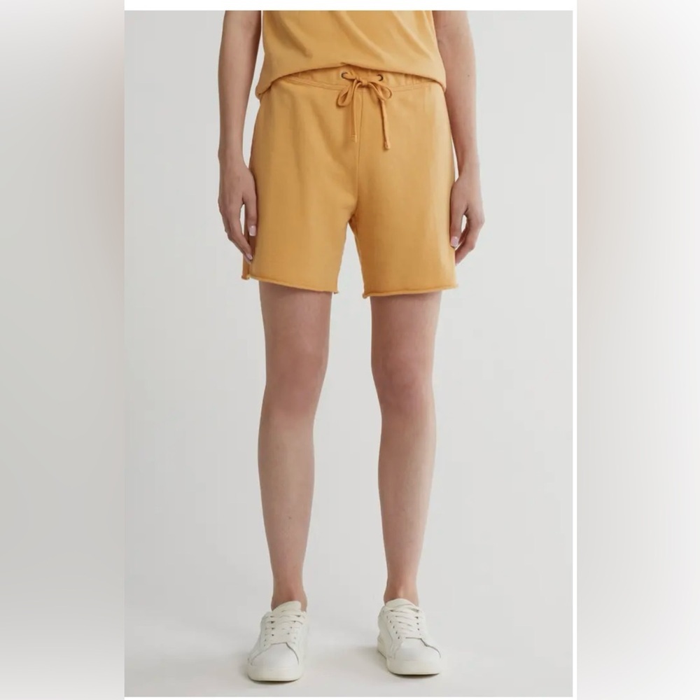 James Perse Drawstring Women’s French Terry Apricot Shorts Size 1 NWT